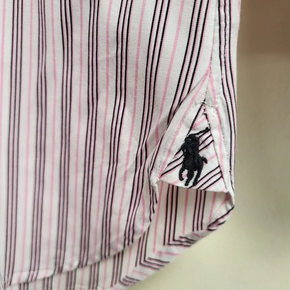 Polo by Ralph Lauren Mens 16.5 -34‎ Regent Classic Fit Striped Dress Shirt  Pony